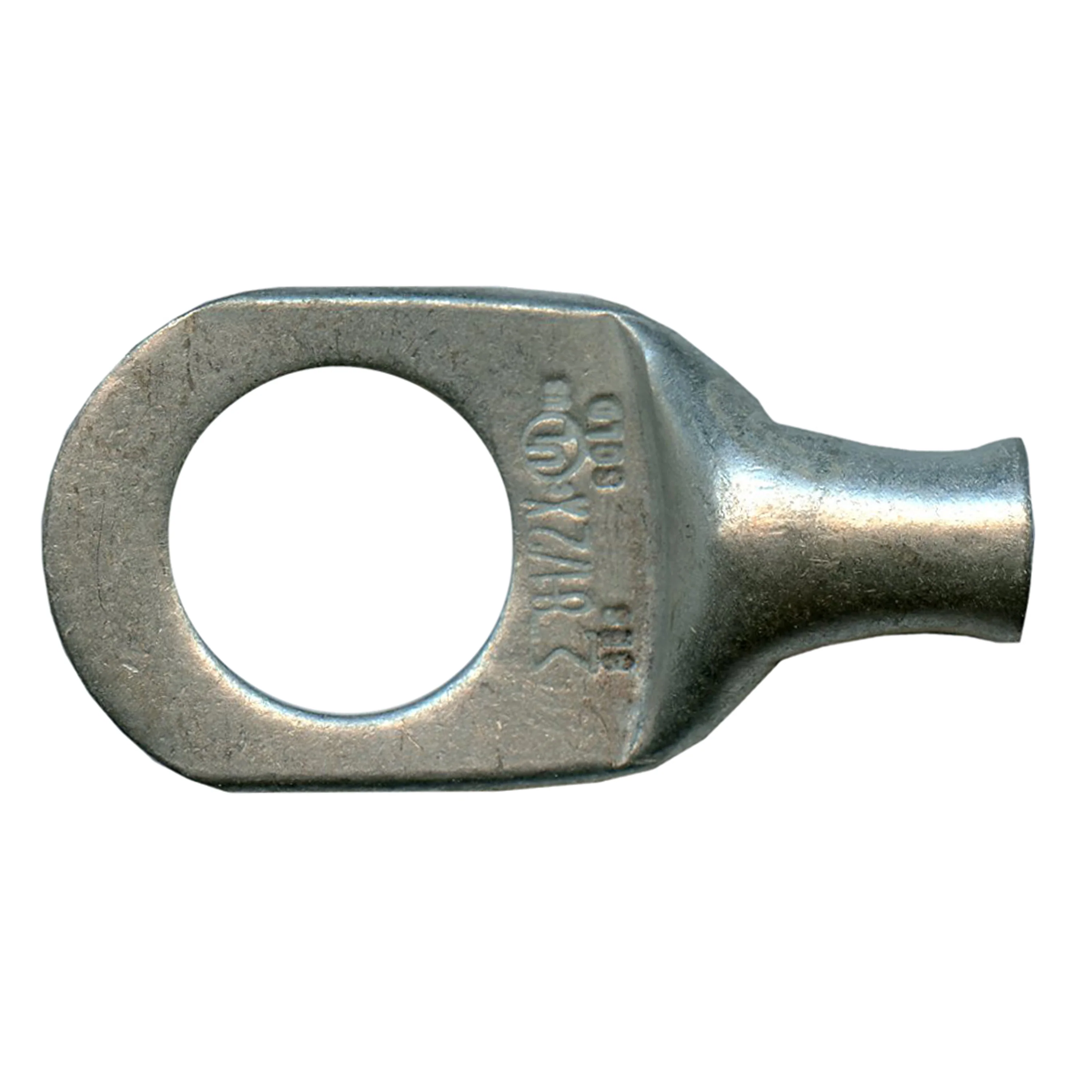Standard Tinned Copper Lug 8 AWG 1/2" Ring Size - 10 or 100 Pack
