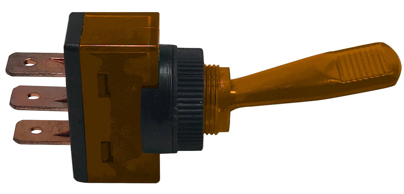 Illuminated ON/OFF Toggle Switch - SPST - 20A @ 12V - 1 or 4 Pack