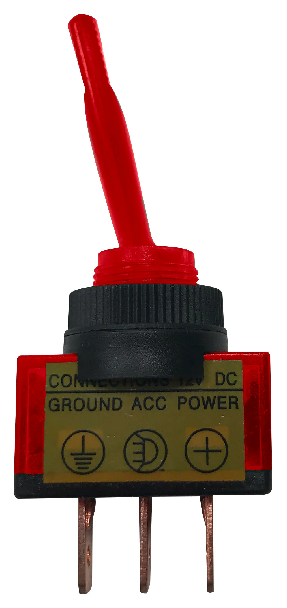 Illuminated ON/OFF Toggle Switch - SPST - 20A @ 12V - 1 or 4 Pack - Image 16