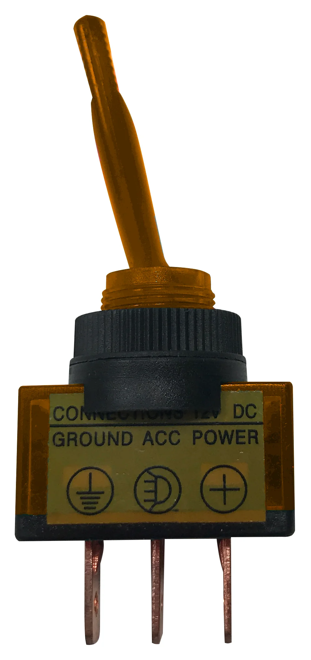 Illuminated ON/OFF Toggle Switch - SPST - 20A @ 12V - 1 or 4 Pack - Image 3