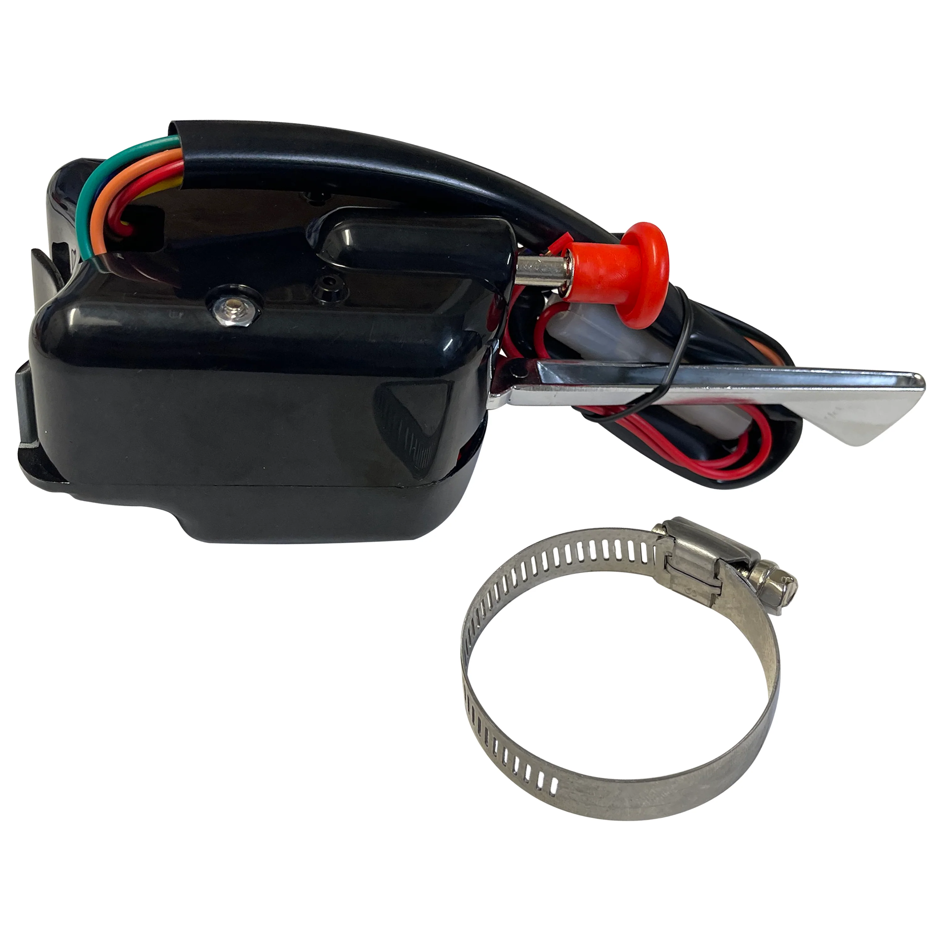Universal Black Turn Signal Switch 7 Wire W/ Indicator Light & Emergency Flasher Button - Image 2