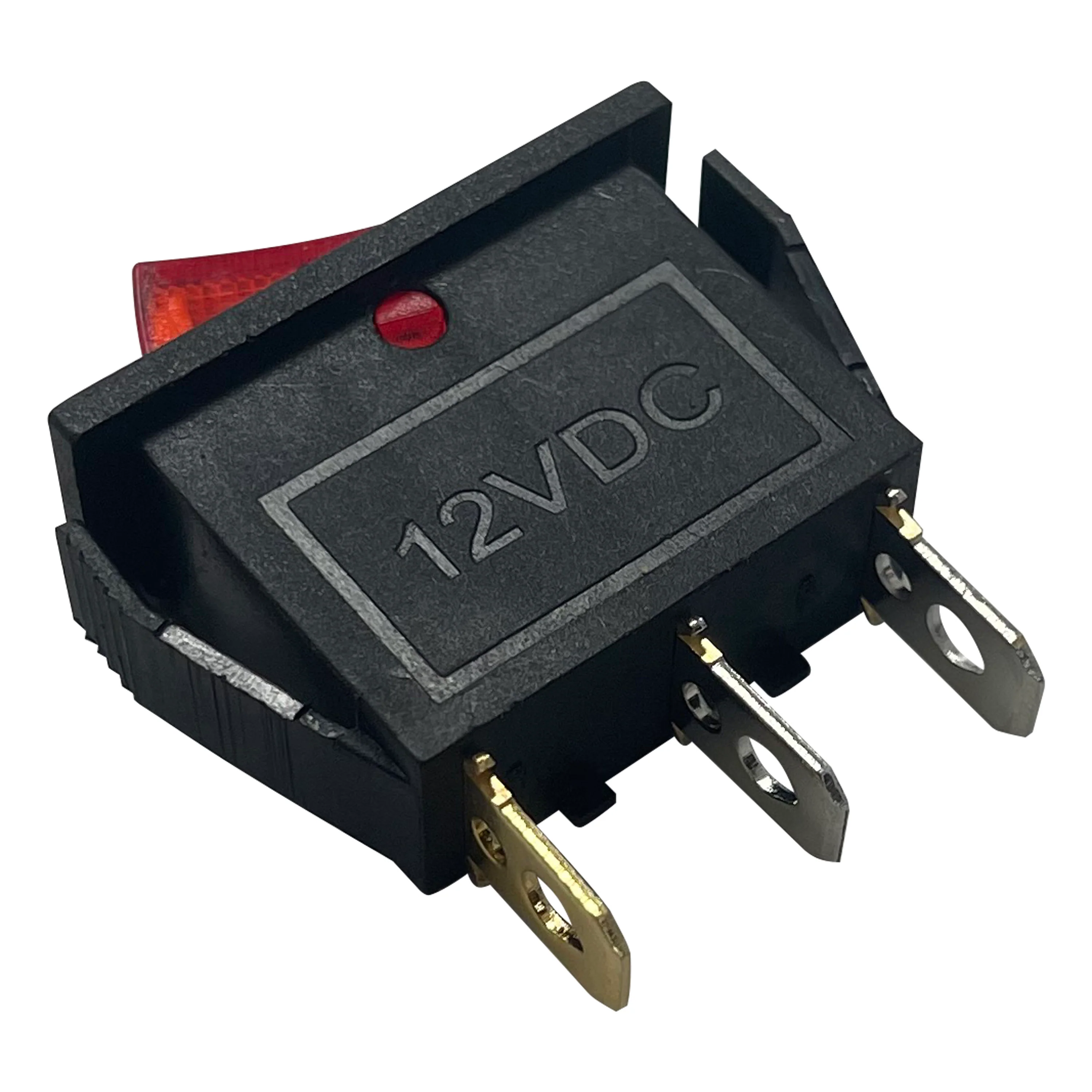 Illuminated Rocker Switch - SPST - 20A @ 12V - 1 or 4 Pack - Image 3
