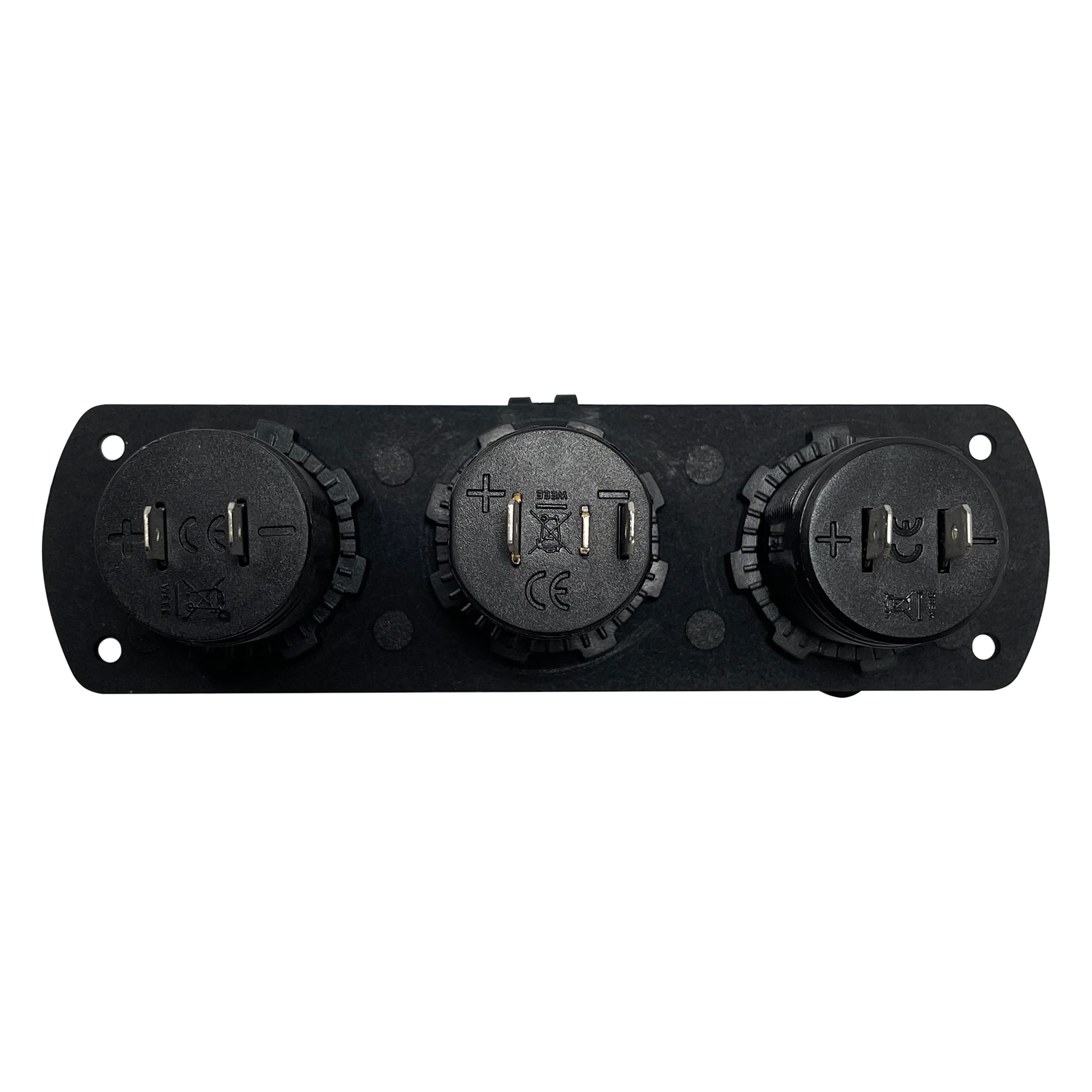 USB Car Charger Voltage Meter & Cigarette Lighter Control Panel - 6" x 1-3/4 x 2 - Image 5