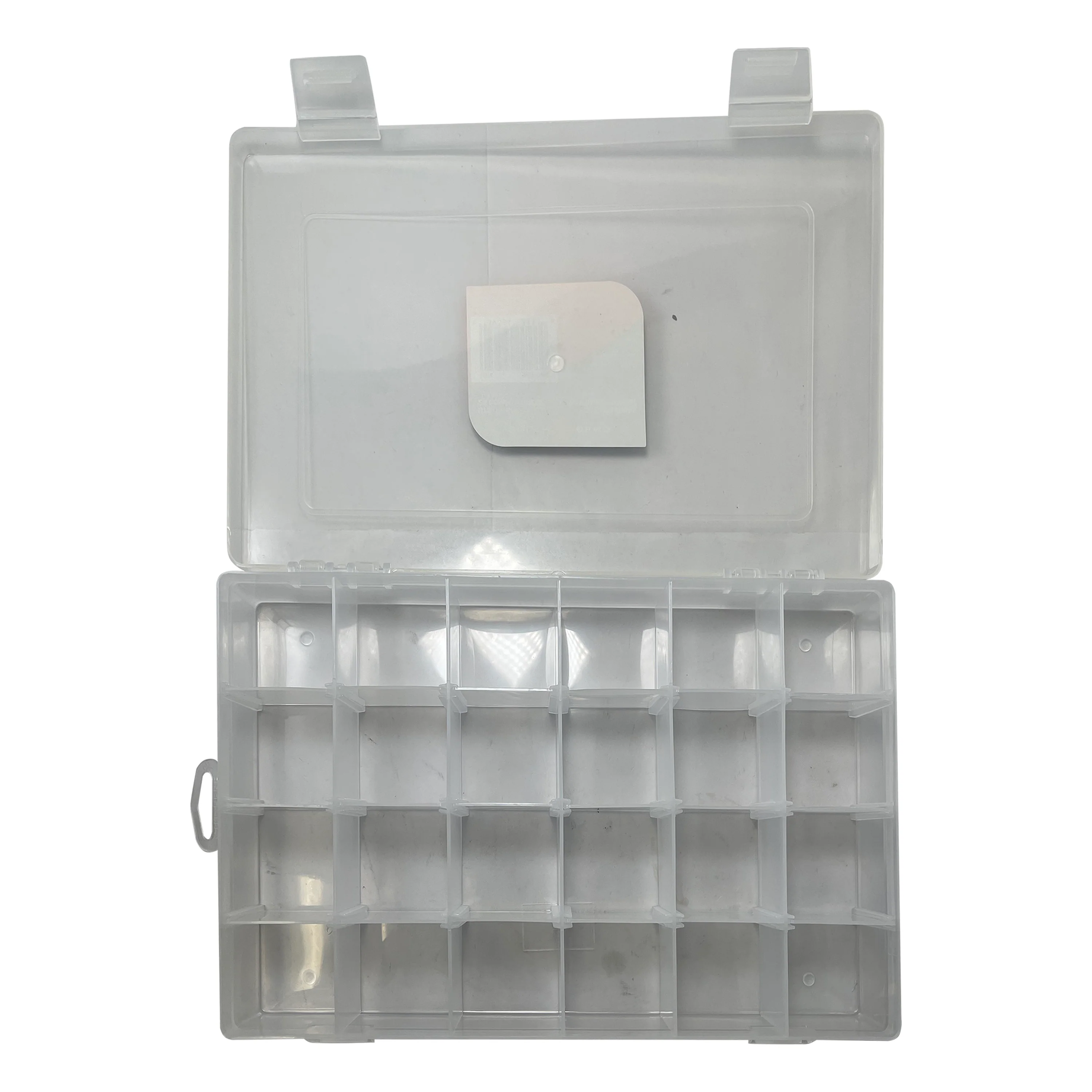 TRANSLUCENT UTILITY BOX, 24 COMPARTMENT 10.75" x 7" x 1.75" - Image 4