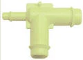 Vacuum Tee 3/8" x 3/16" x 3/8" - 10 or 100 Pack