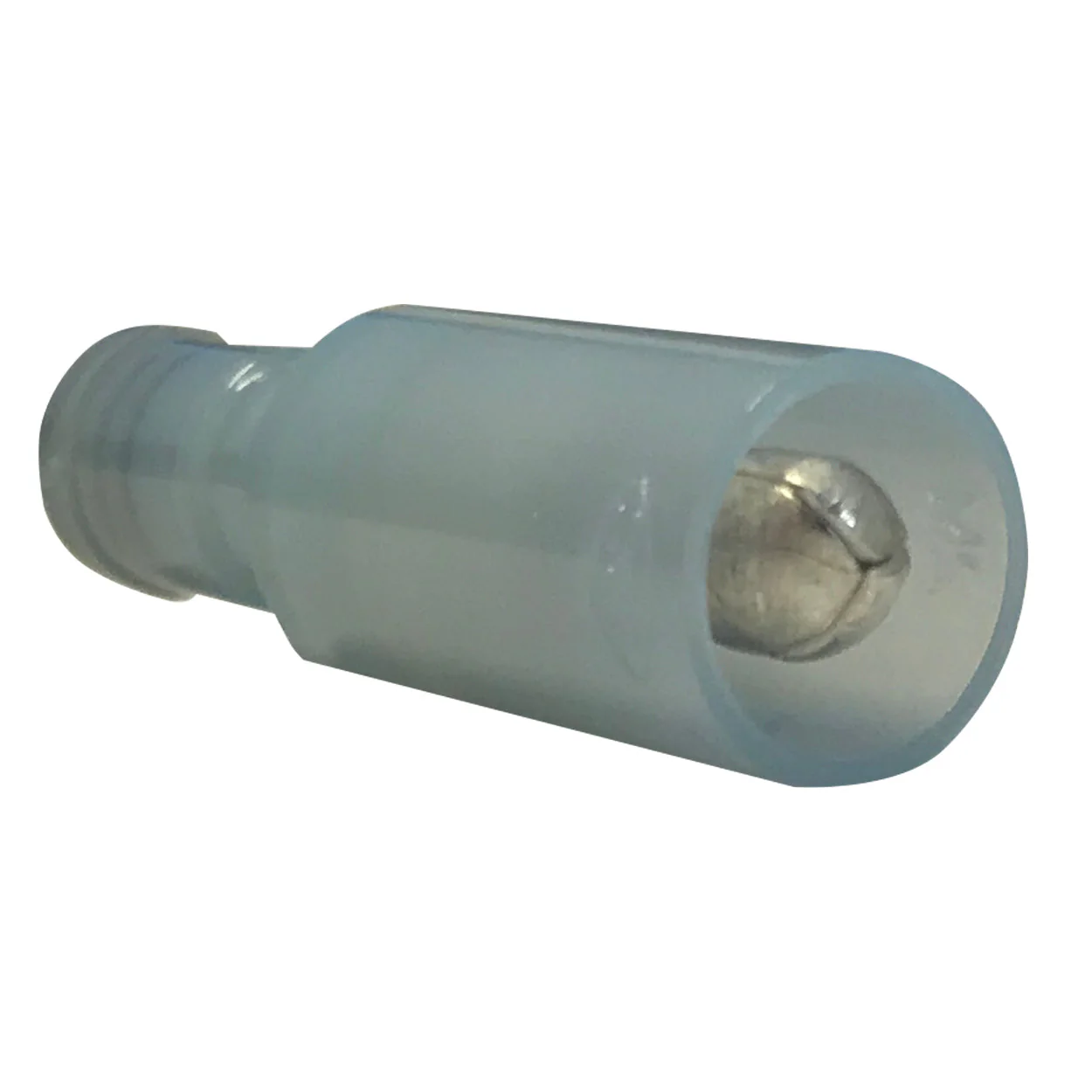 Waterproof Nylon Fully Insulated Blue Male Connector 14 Gauge .157 Bullet - 25 or 100 Pack