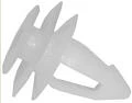 White Nylon Door Trim Panel Retainer Bottom Head Diameter 16mm, Top Head Diameter 13mm,Stem Diameter - 25 or 100 Pack
