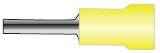 Vinyl Insulated Yellow Funnel Entry Pin Terminal Connector 12-10 Gauge - 100 Pack - Image 3