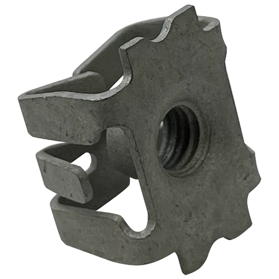 Zinc Organic Panel Nuts (6 - 1.00 mm) Thread Size - 10 Pack